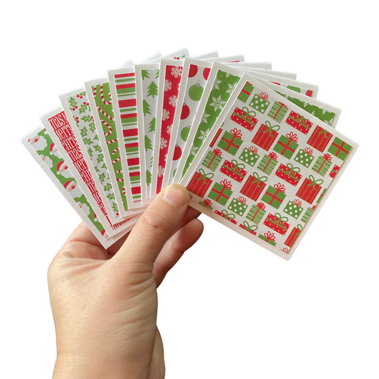 3x3 Christmas Basics Note Cards