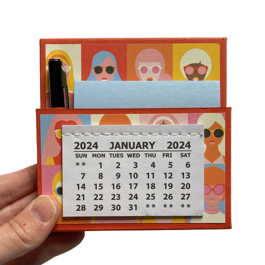 2024 One Of A Kind Women Desk Calendar