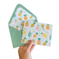 Birds & Pineapples Note Cards