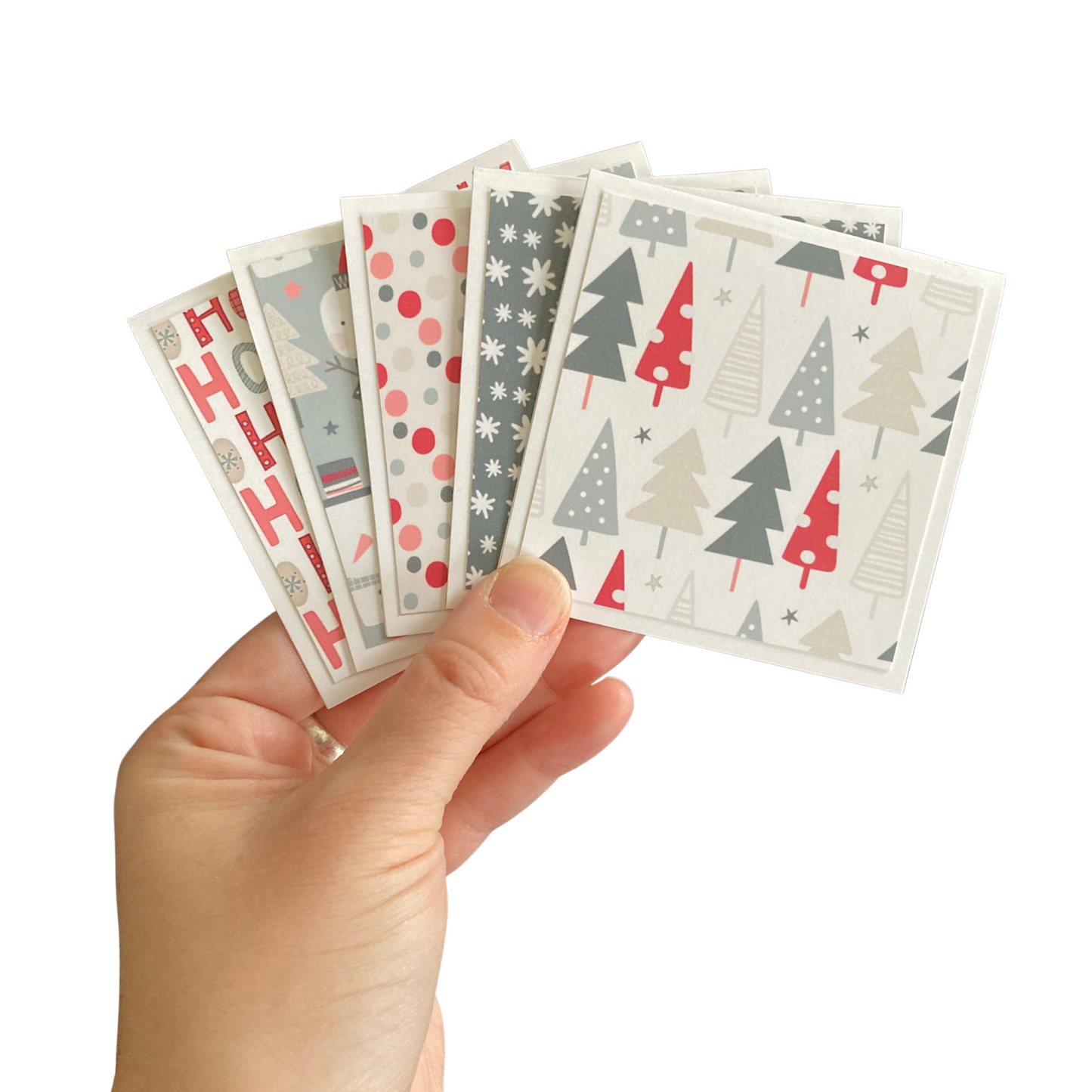 3x3 Winter Holiday Note Cards