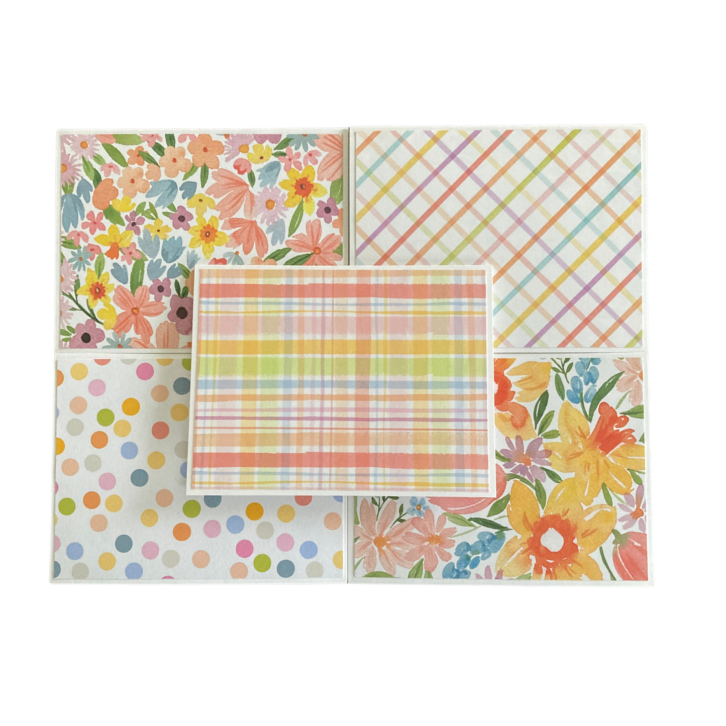 Pastel Floral Note Cards