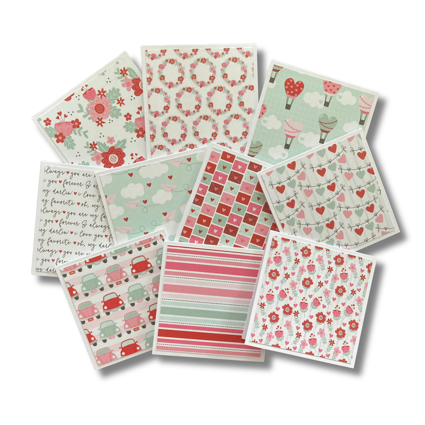 3x3 Love Notes Note Cards