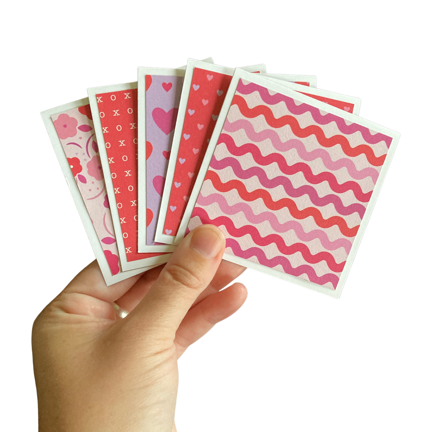 3x3 Be Mine Note Cards