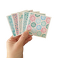 3x3 Frosted Lace Note Cards