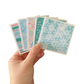 3x3 Frosted Lace Note Cards