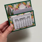 Floral Garden 2025 Desk Calendar