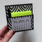 Black & White 2025 Desk Calendar