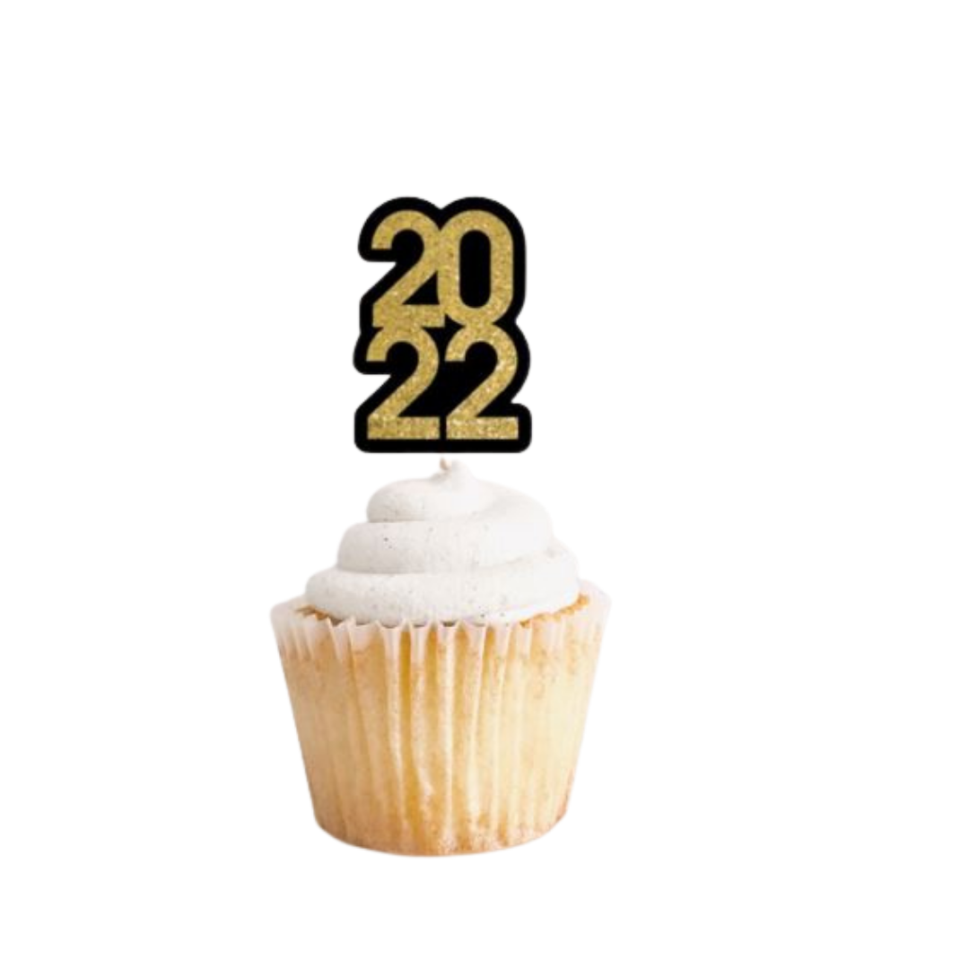 Set of 12 Graduation Cupcake Toppers