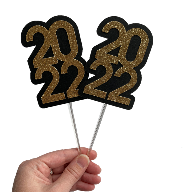 Set of 12 Graduation Cupcake Toppers