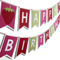 Strawberry Happy Birthday Banner
